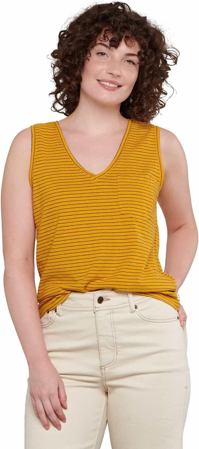

Топ Toad&Co Grom Tank, цвет Gooseberry Stripe