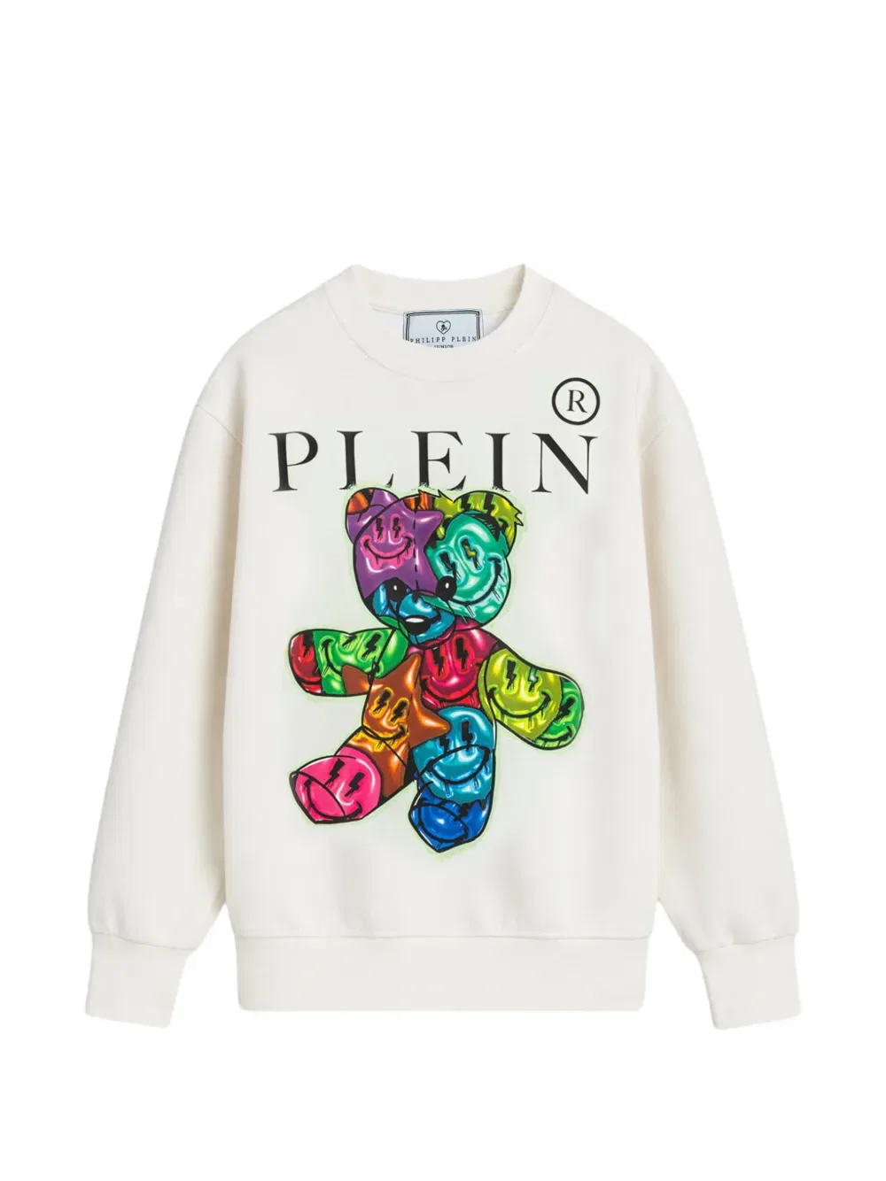 Толстовка с изображением медведя Philipp Plein, нейтральный