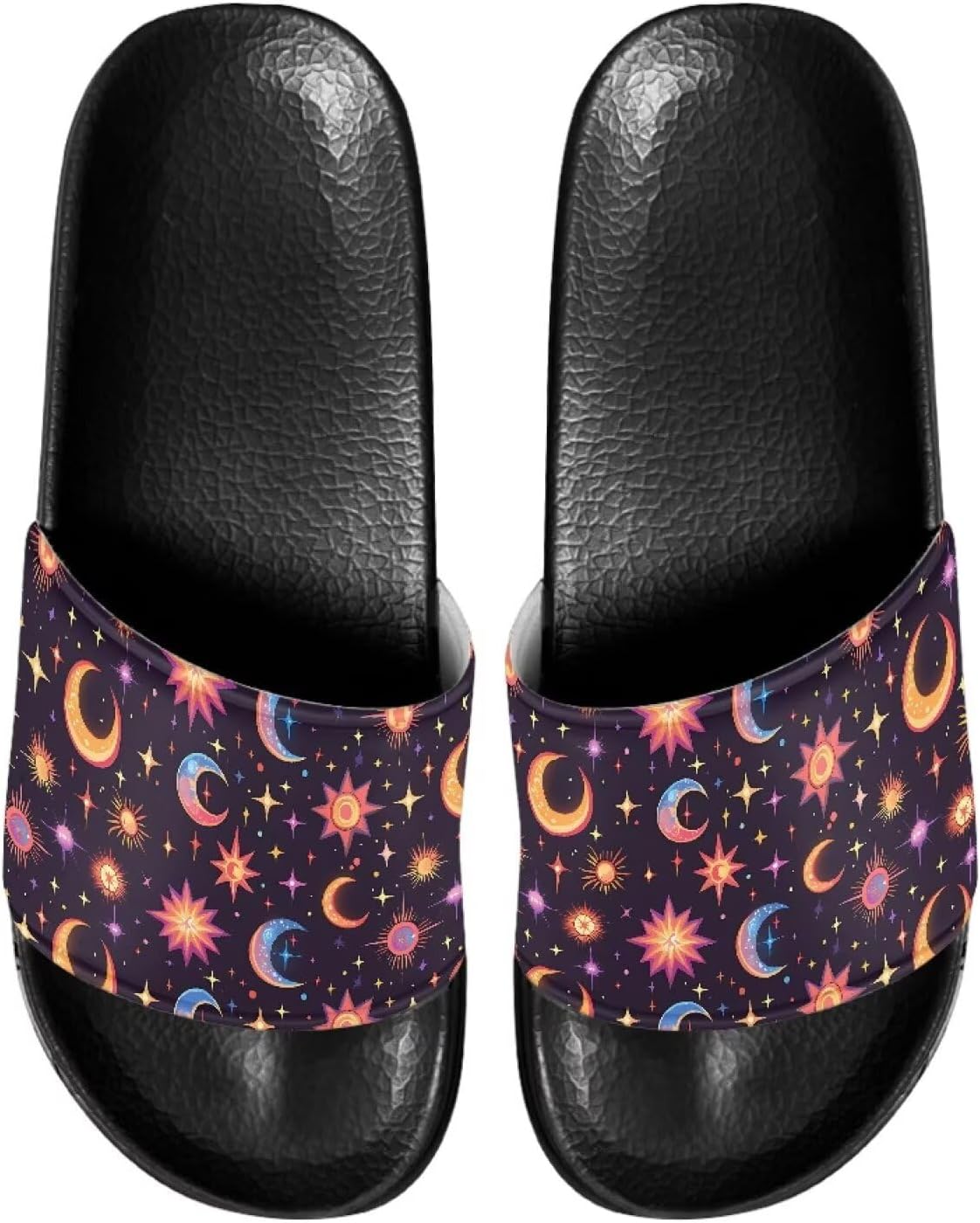 

Сандалии-шлепанцы Mintulipy унисекс для взрослых, летние тапочки для женщин и мужчин, нарядные и удобные женские сандалии, Moon Stars-1