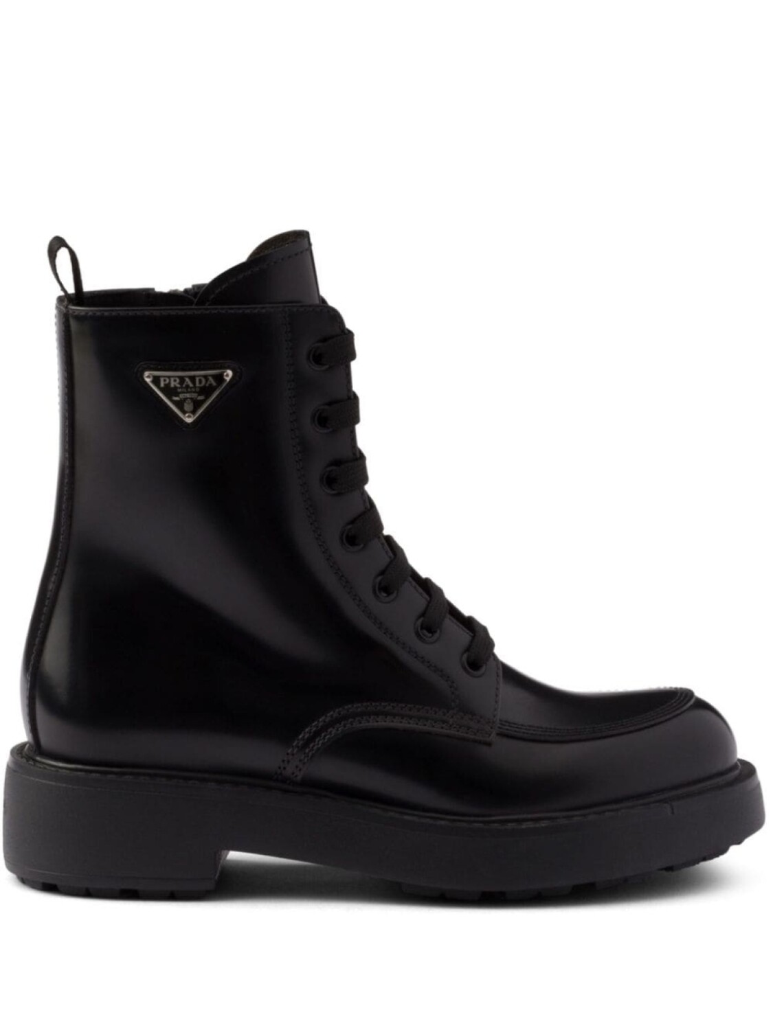 

Prada сапоги из матовой кожи, черный