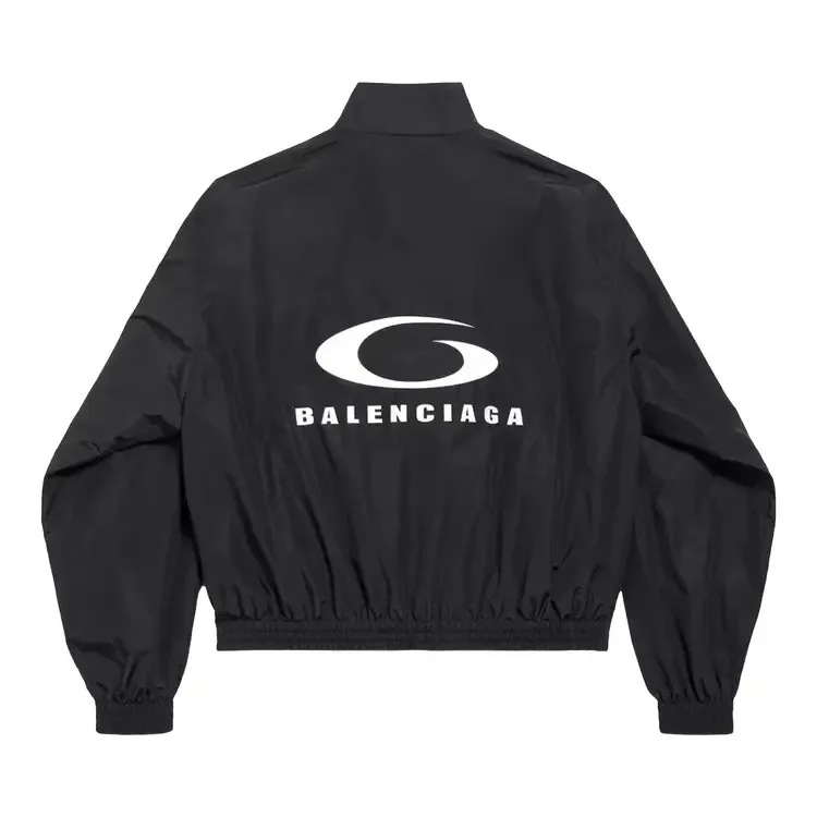 Спортивный костюм Balenciaga с воротником-стойкой, черный — фото 2
