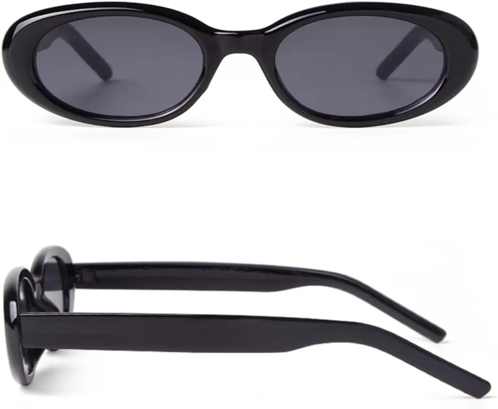 

Солнцезащитные очки с защитой UV400 | Маленькие овальные круглые цветные линзы | для женщин и мужчин, для занятий спортом на открытом воздухе и вождения DSVIGF, C4