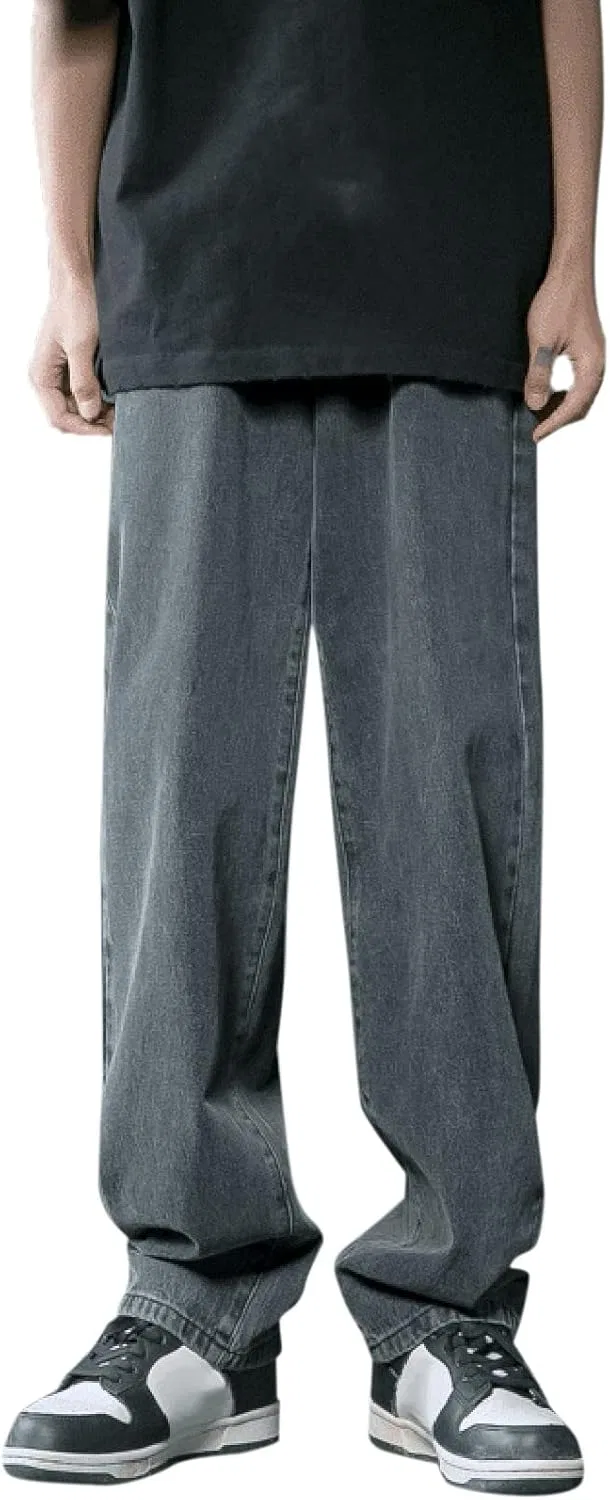 Джинсы свободные Straight Leg Y2K, Black