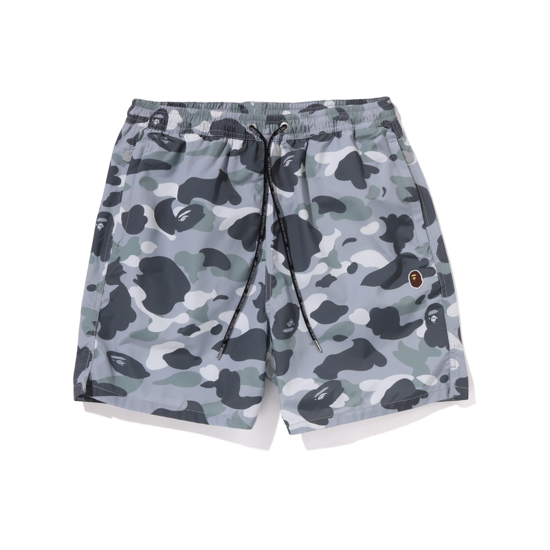 Bape City Camo Ape Head One Point Пляжные шорты A BATHING APE, черные BKX — фото 4