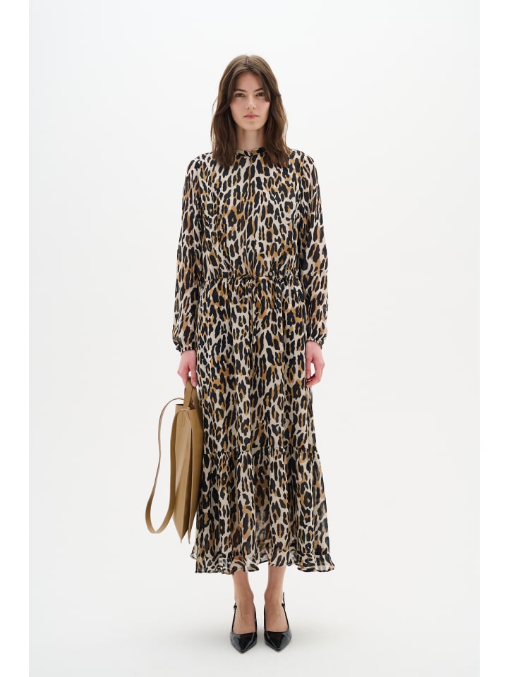 

Платье ClarieIW, прямого кроя, нейтральный анималистичный принт InWear