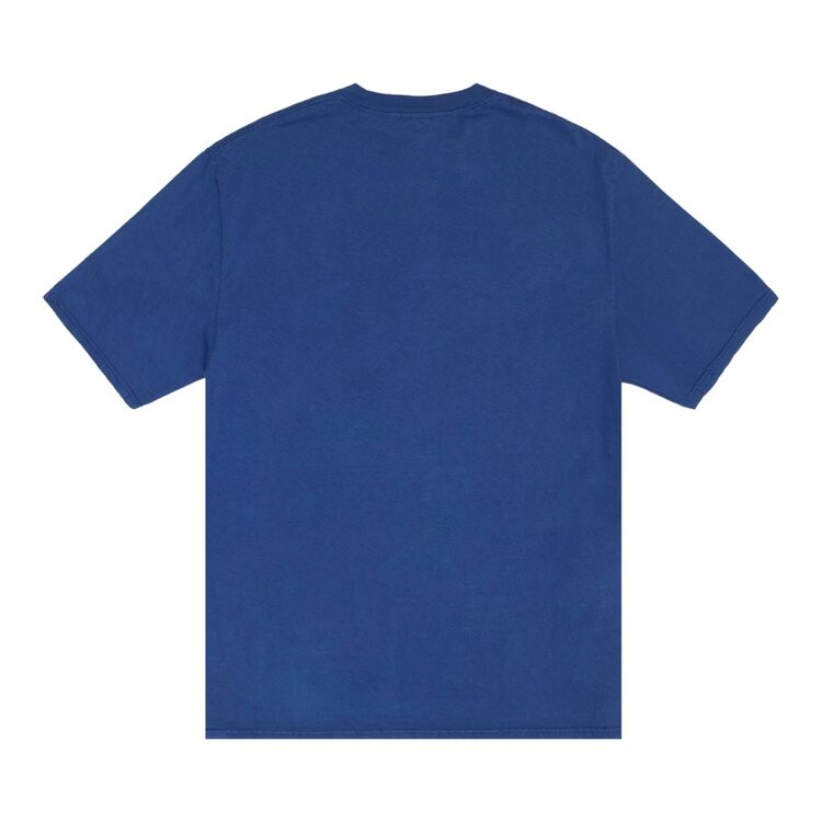 Футболка Stussy x Our Legacy Work Shop Sport Pigment Dyed 'Blueberry', синий — фото 3