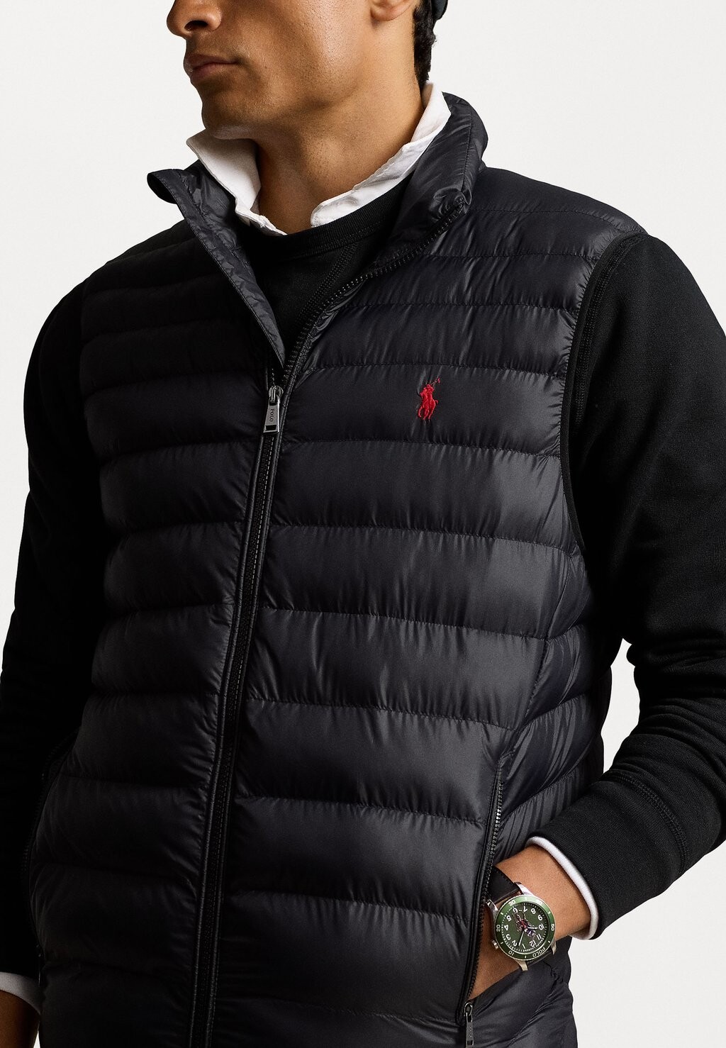 

Жилет THE COLDEN PACKABLE VEST Polo Ralph Lauren, черный