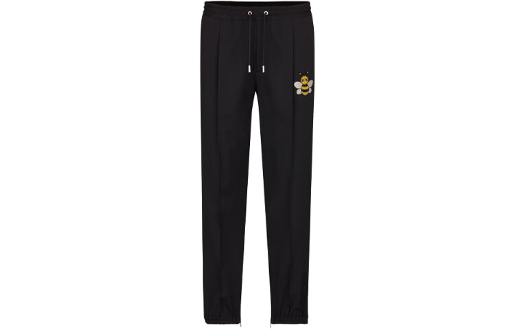 

Ежеквартальные новинки Трикотажные спортивные штаны мужские черные Dior, черный