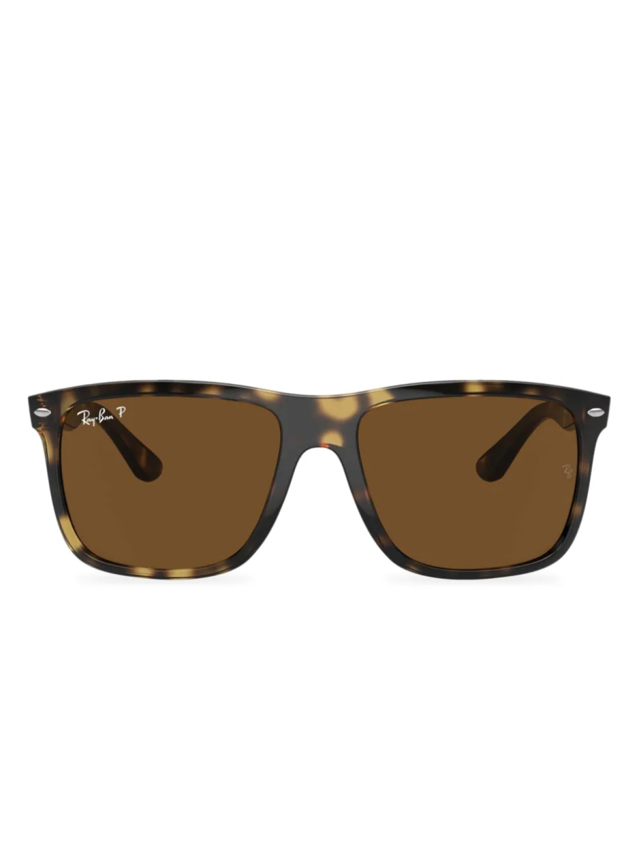 

Солнцезащитные очки Boyfriend в квадратной оправе Ray-Ban, коричневый