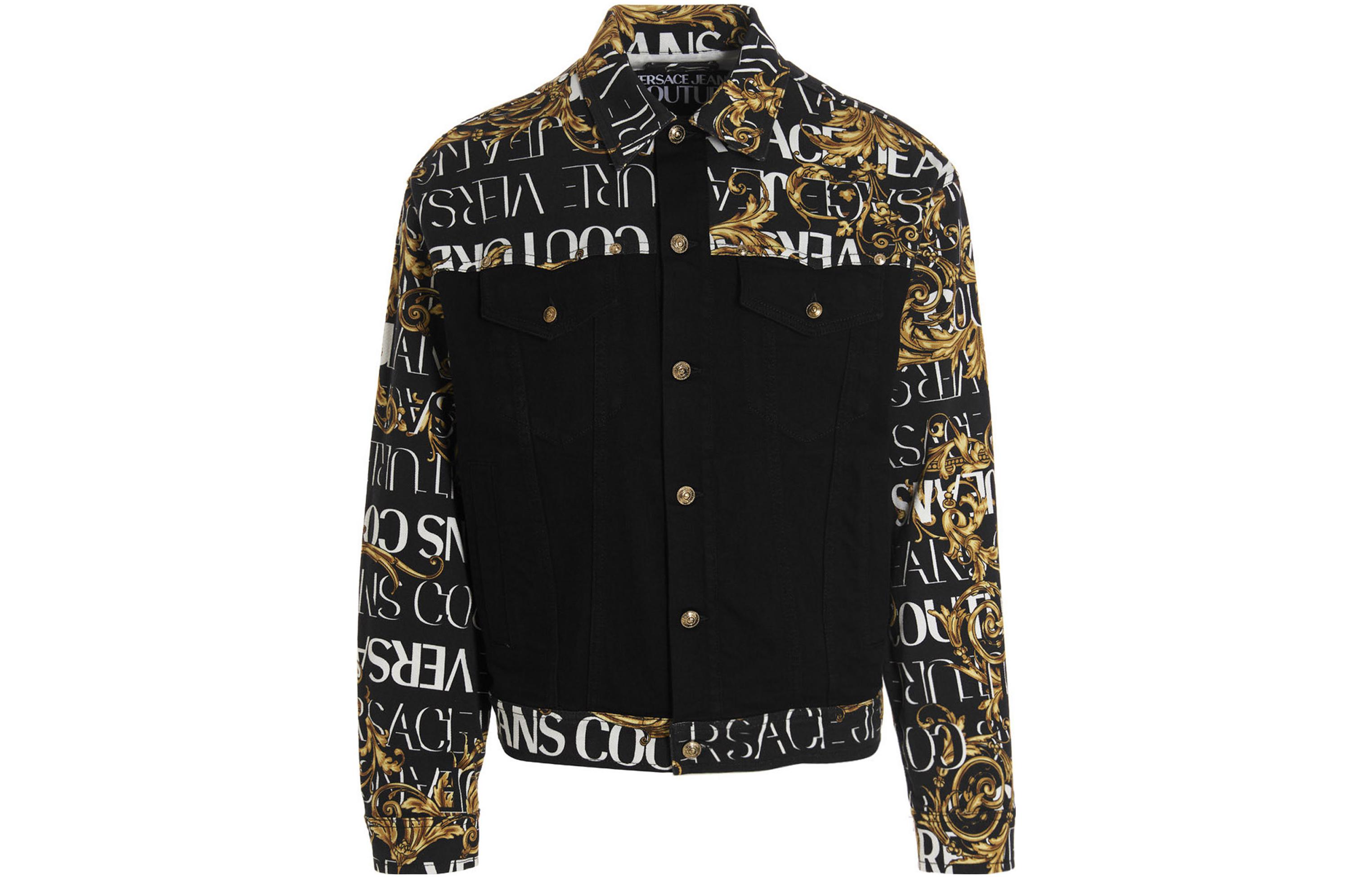 

VERSACE JEANS COUTURE Куртка FW22 мужская черная, Black