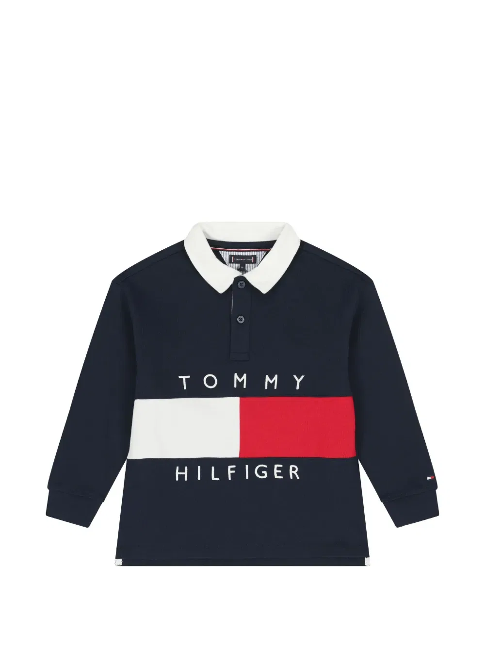 Поло с логотипом Tommy Hilfiger Junior, синий