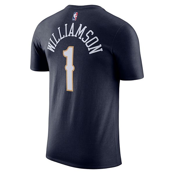 Футболка мужская zion williamson navy new orleans pelicans icon 2022/23 с именем и номером Nike — фото 4