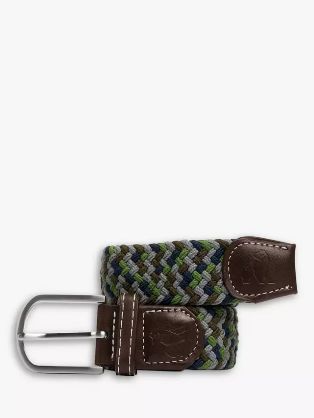 

Ремень Swole Panda Abstract Recycled Woven, цвет green/blue