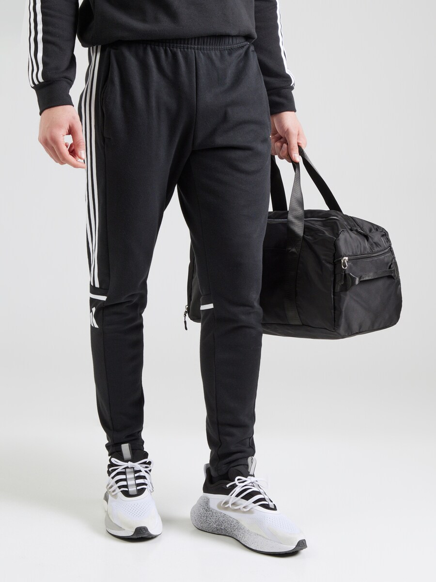 Зауженные тренировочные брюки ADIDAS PERFORMANCE, черный — фото 2