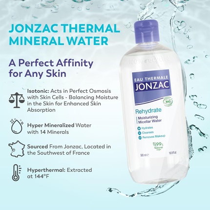 Мицеллярная вода Eau Thermale Jonzac — Увлажняющая для обезвоженной кожи — фото 3