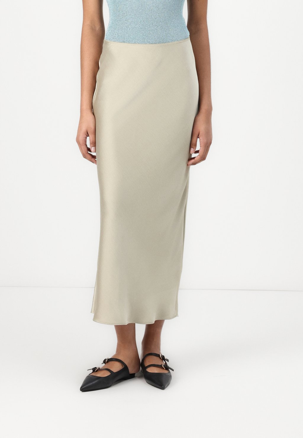 

Длинная юбка AGNETA SKIRT Samsøe Samsøe, светло-зеленый