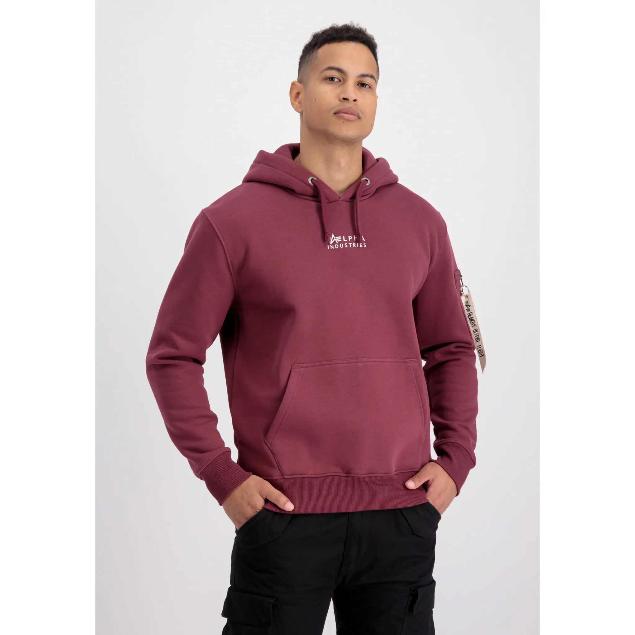 

Толстовка Alpha Industries " Alpha Industries Мужчины - Толстовки Organics EMB Hoody", бордовый