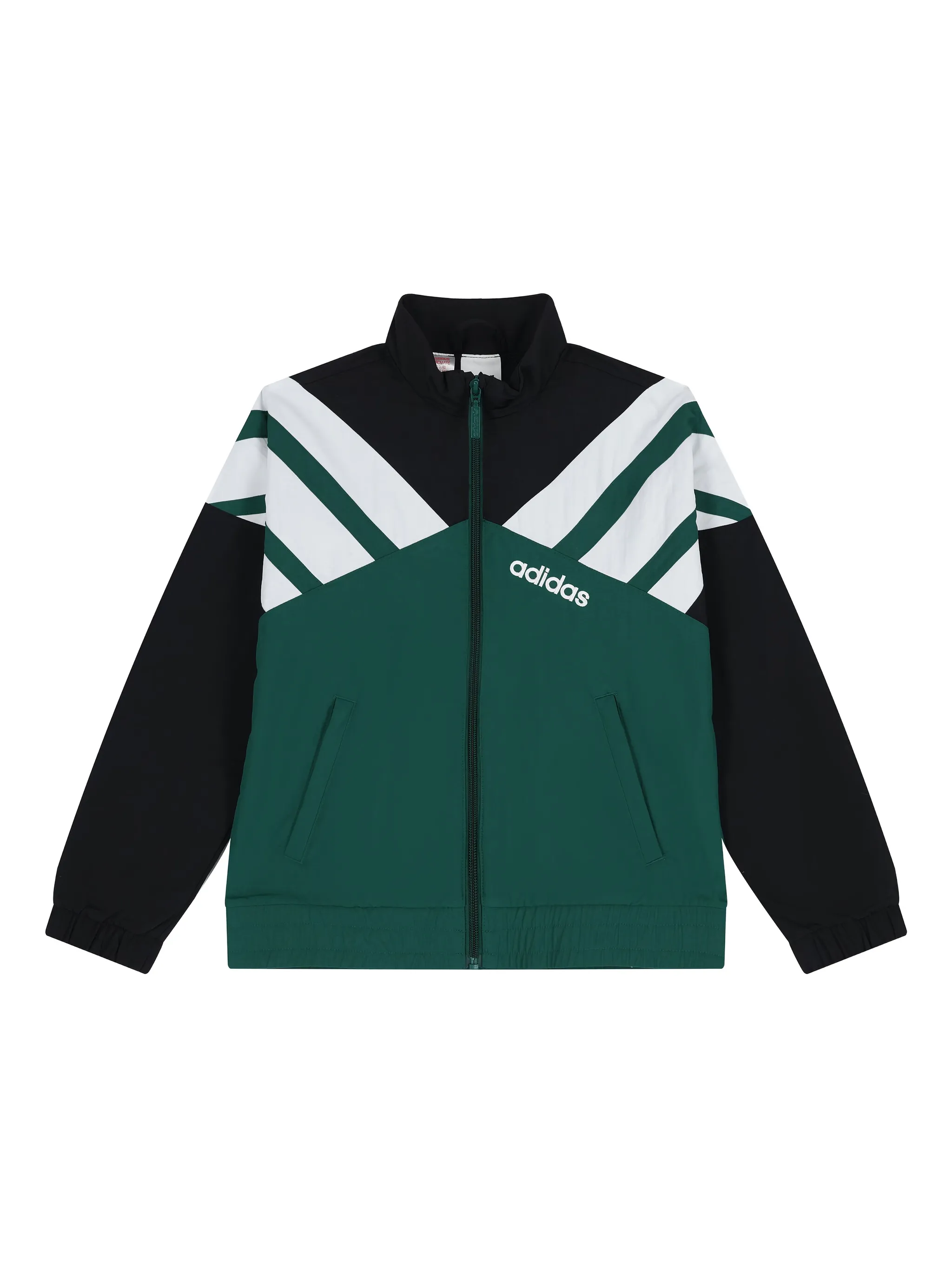 

Толстовка на молнии с логотипом Adidas Kids, зеленый
