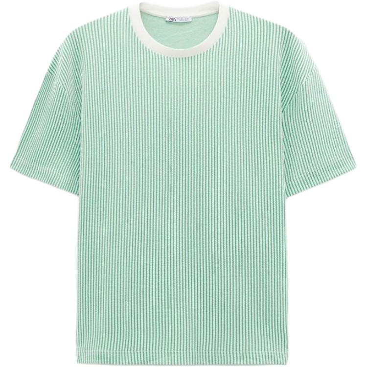 

ZARA Футболка мужская зеленые
