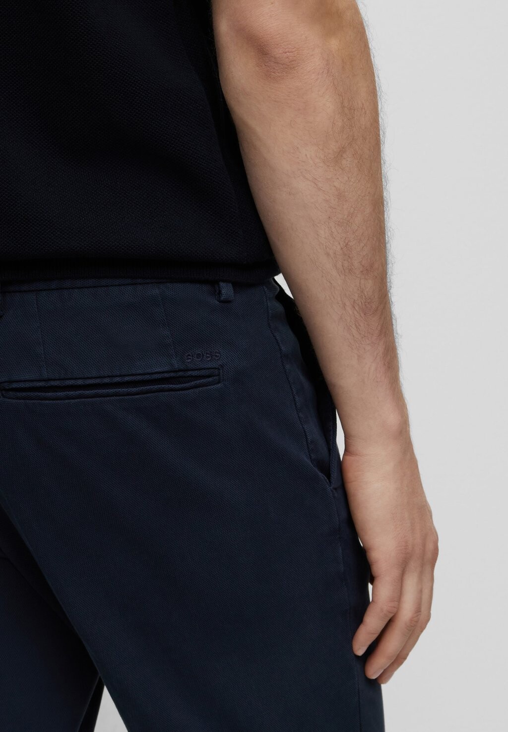 Чиносы Kaito BOSS, цвет dark blue — фото 4