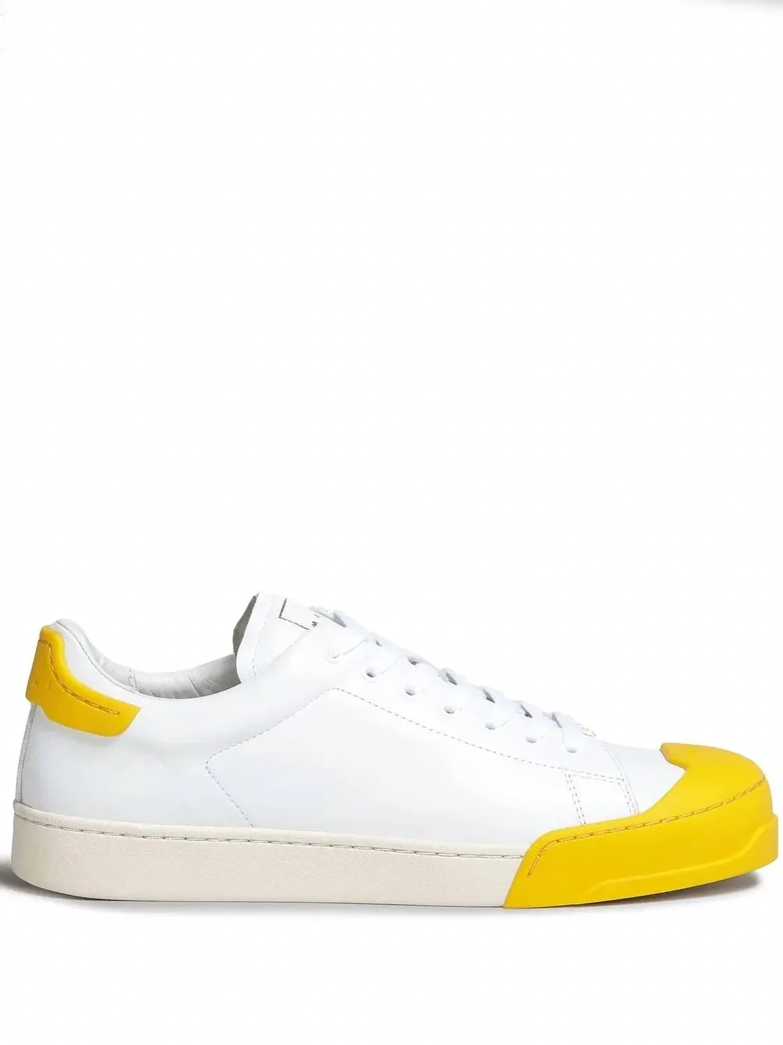 Marni Мужские низкие кроссовки Dada Bumper белого цвета