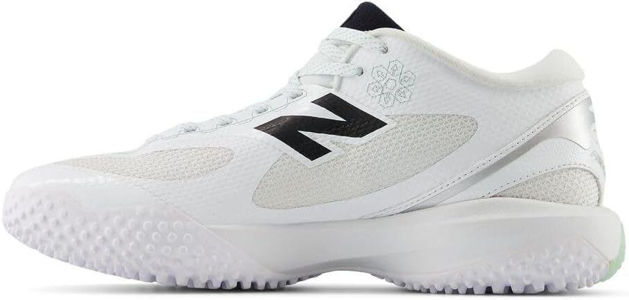 Кроссовки New Balance Mens Freezelx V5 Turf, белый/черный — фото 2