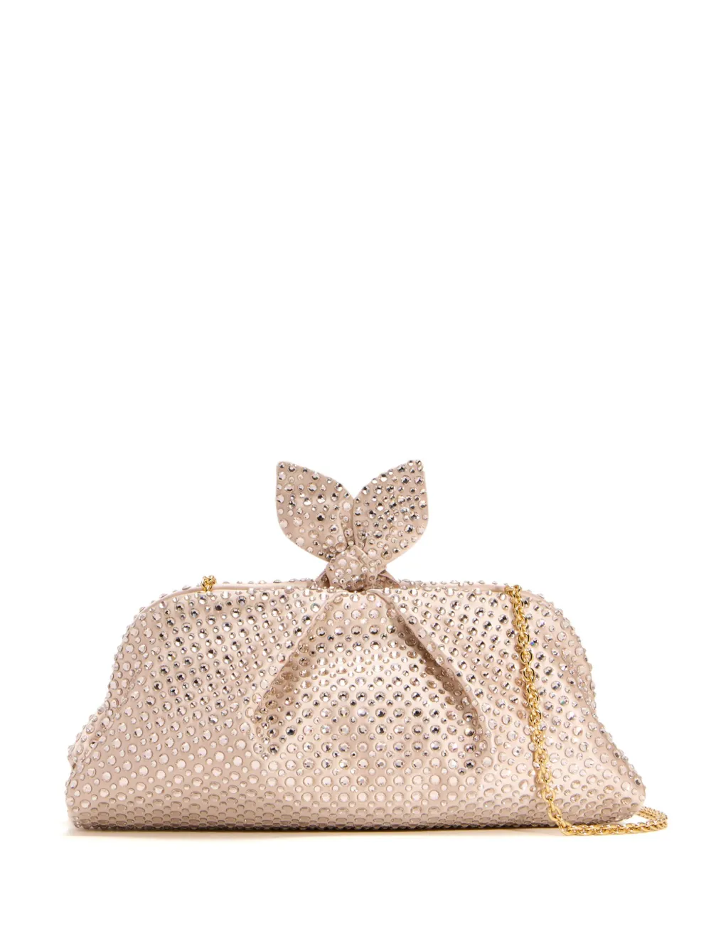 

Клатч с кристаллами Aquazzura, золотой