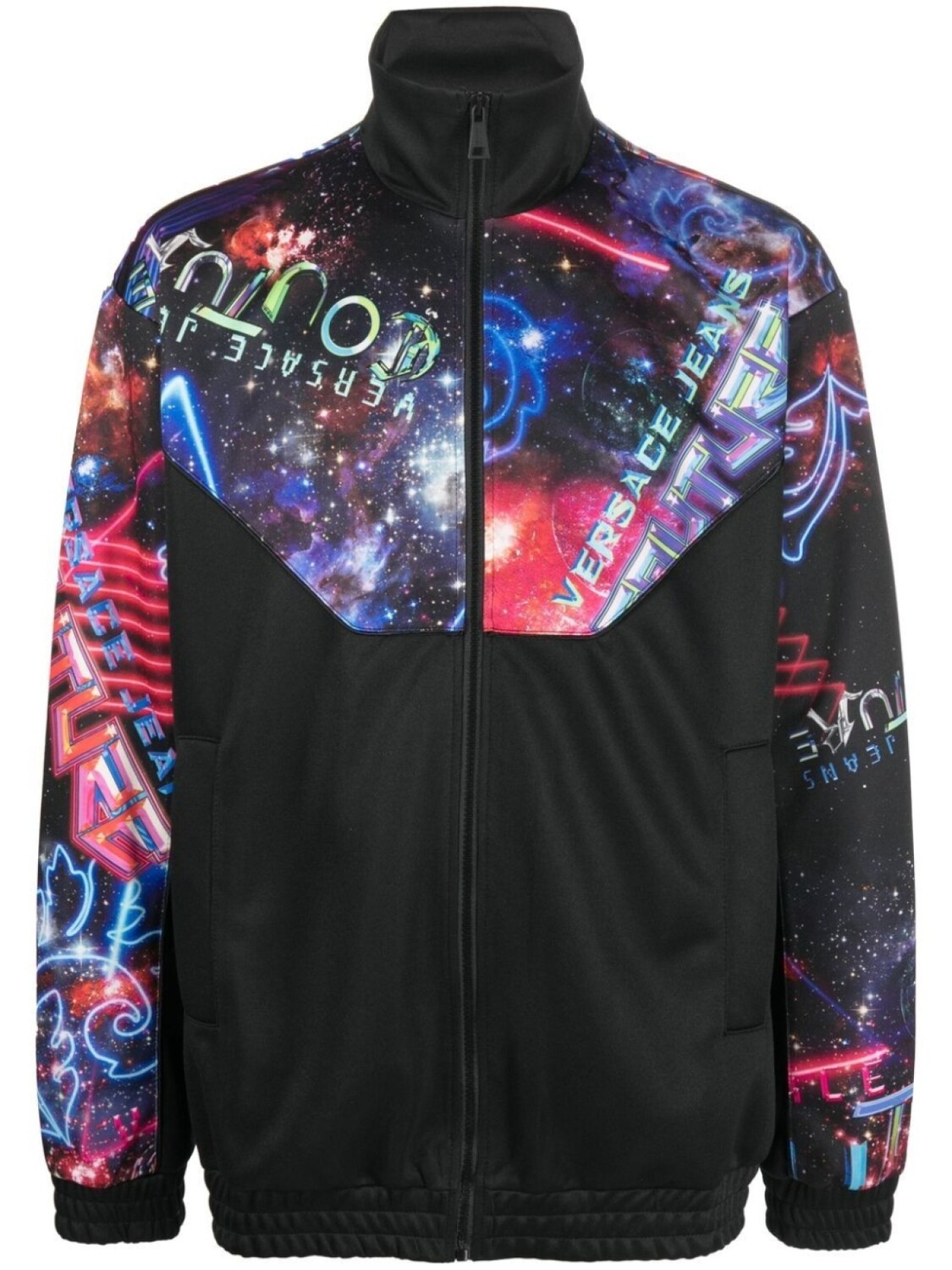 

Бомбер с логотипом Versace Jeans Couture, черный