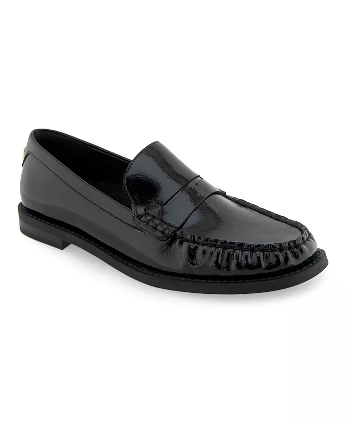 Женские лоферы Sienna на квадратном каблуке Aerosoles, черный