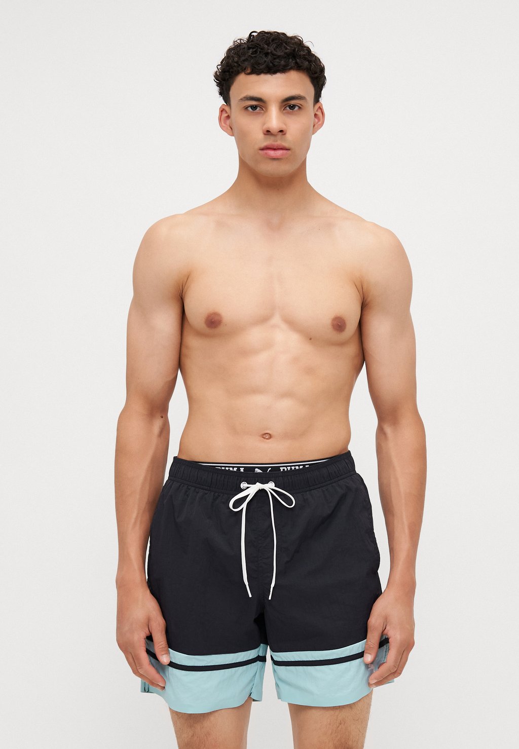 

Шорты для плавания SWIM MEN COLOUR BLOCK MID Puma, черный