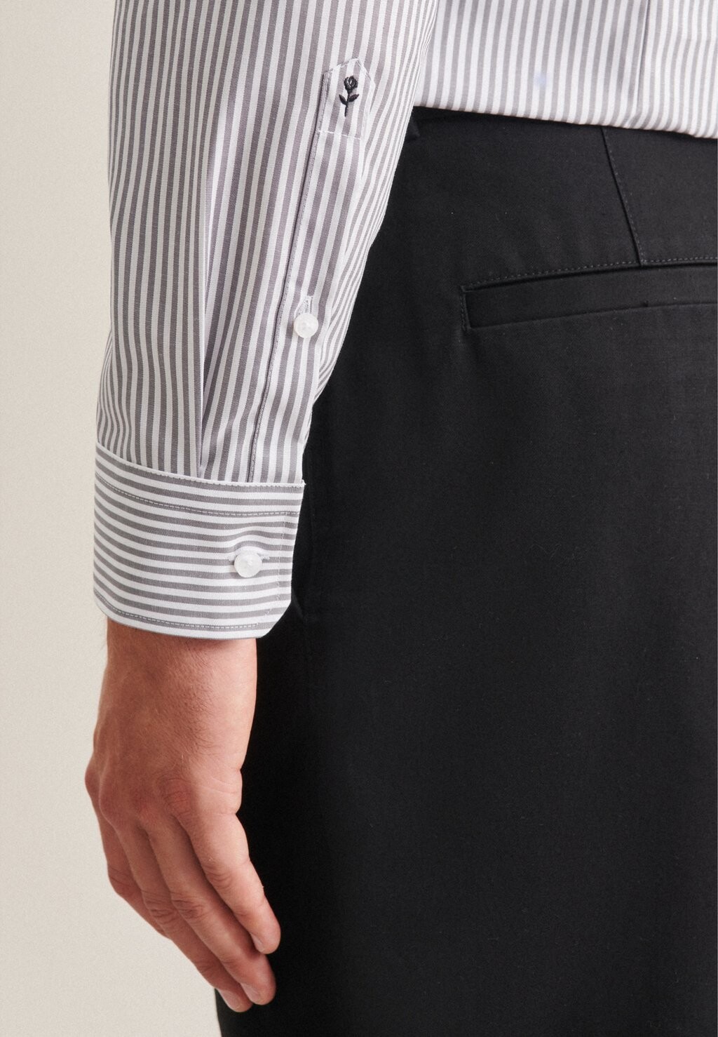 

Официальная рубашка KENT SLIM FIT Seidensticker, серый