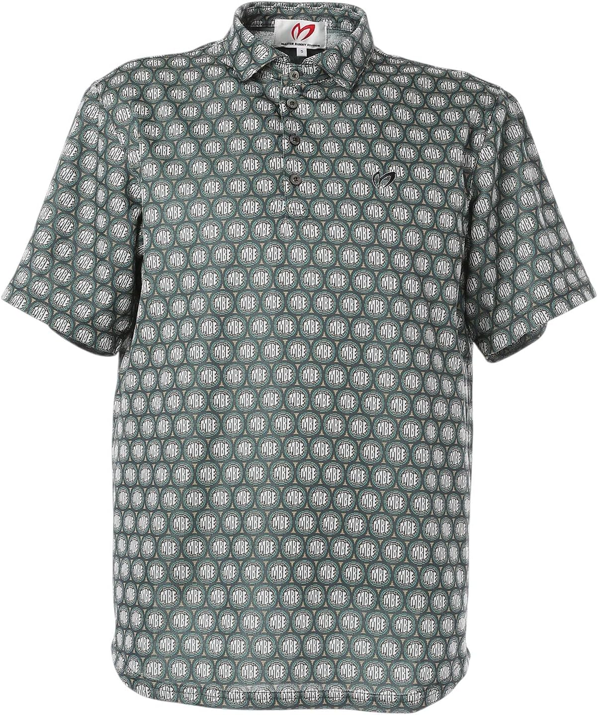 

Мужская поло-рубашка с коротким рукавом Master Bunny Edition (MBE Circle Jacquard) / для гольфа / 758-5160507, угольный