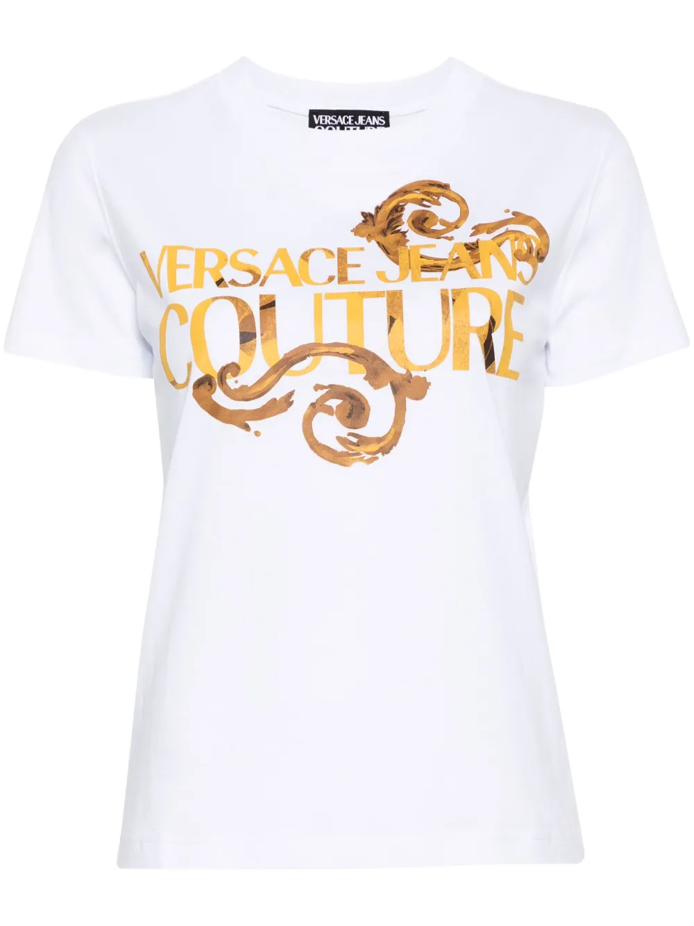 

Футболка с логотипом Versace Jeans Couture, белый