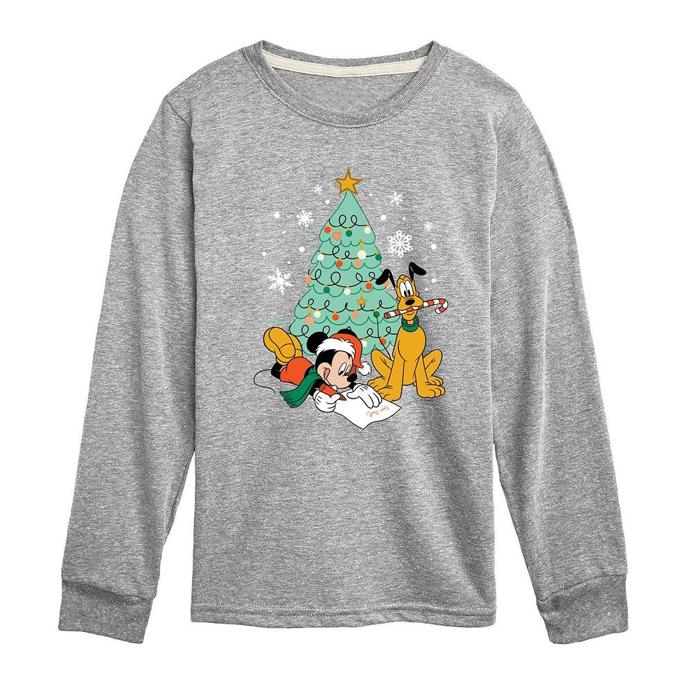 

Футболка с длинными рукавами Disney's Christmas Tree, серый