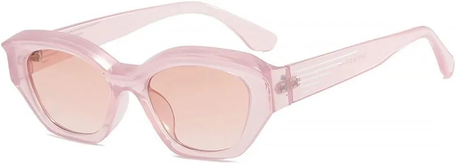 

Ретро-солнцезащитные очки «кошачий глаз» для женщин, винтажные, черные, в маленькой оправе, с градиентным переходом цвета, модные женские очки TYUVIVO, Pink