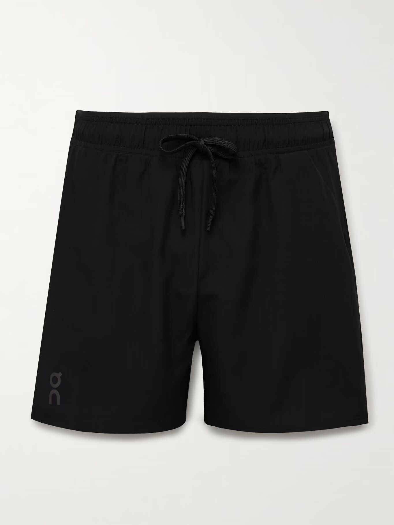 

Шорты Trail Slim-Fit из переработанного рипстопа с завязками ON, черный