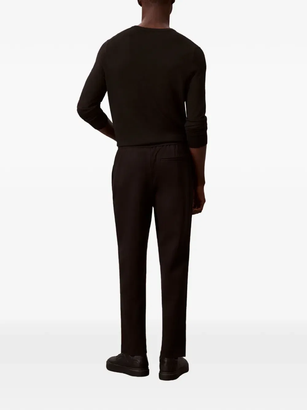 Брюки на резинке Calvin Klein, черный — фото 4