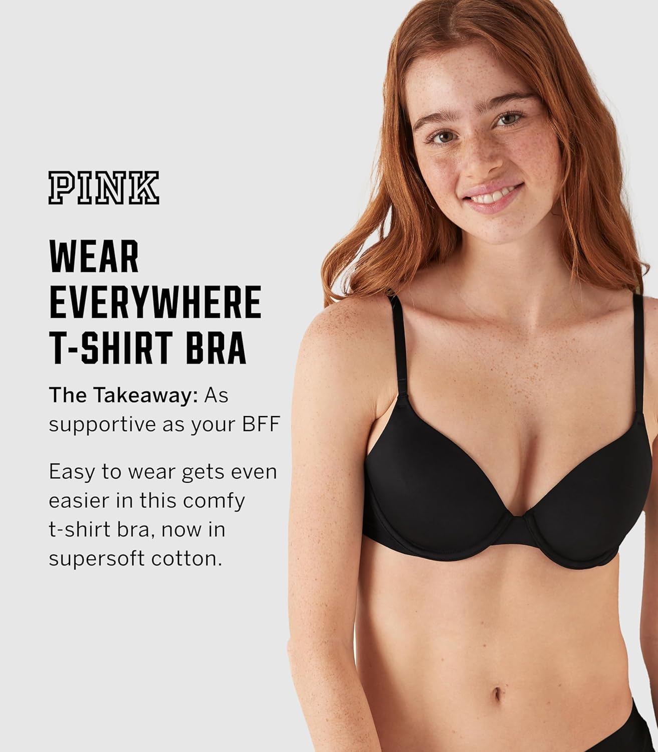 Victoria's Wear Everywhere Lightly Lined T-Shirt Bra, бюстгальтер для женщин (32A-40DDD) Victoria's Secret, Beige — фото 4