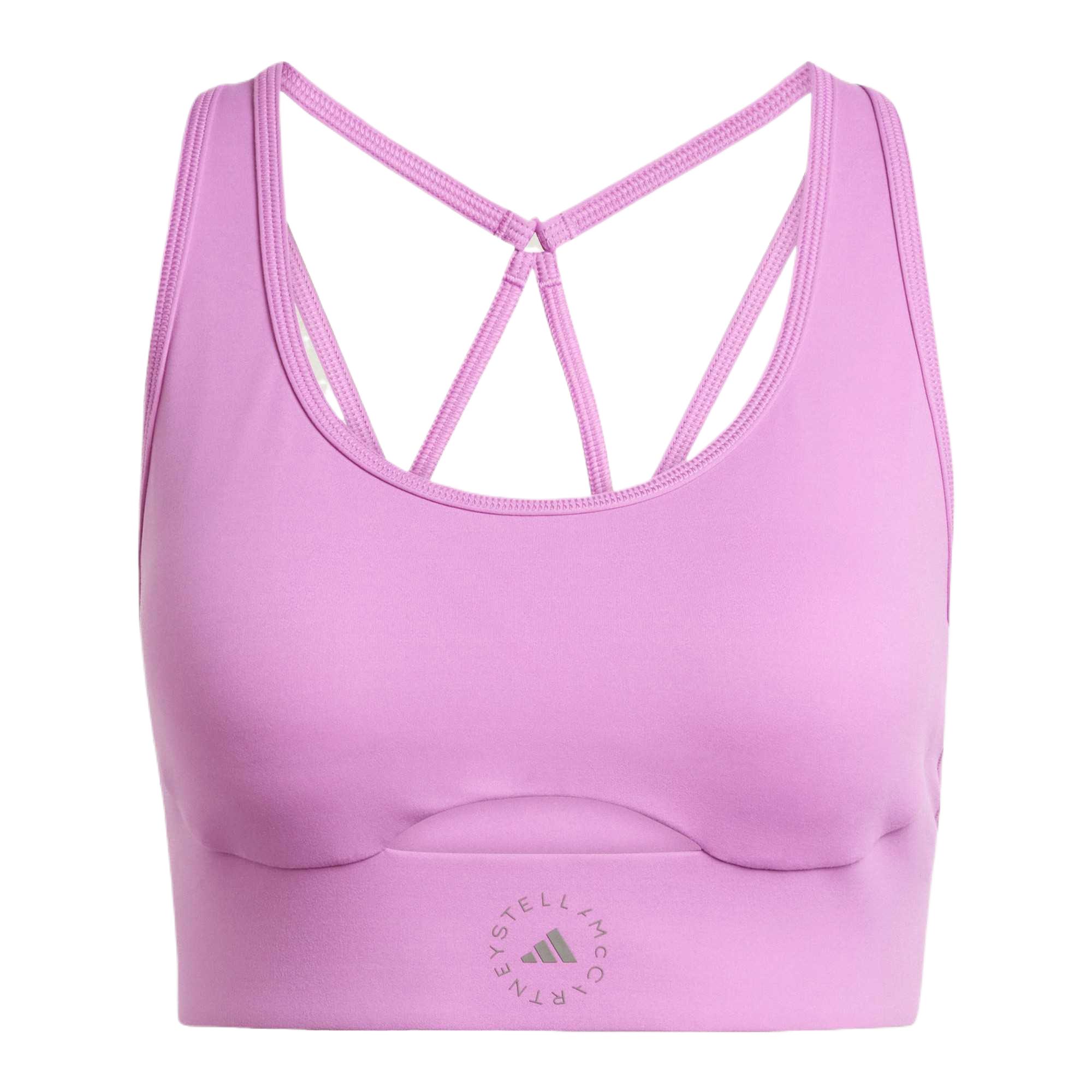 От Stella McCartney TrueStrength йога-спортивный бра Adidas, фиолетовый
