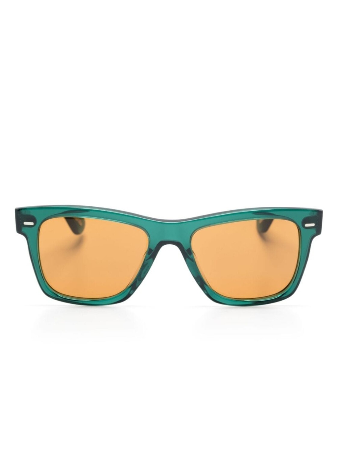 

Oliver Peoples солнцезащитные очки Oliver Sun в квадратной оправе, зеленый