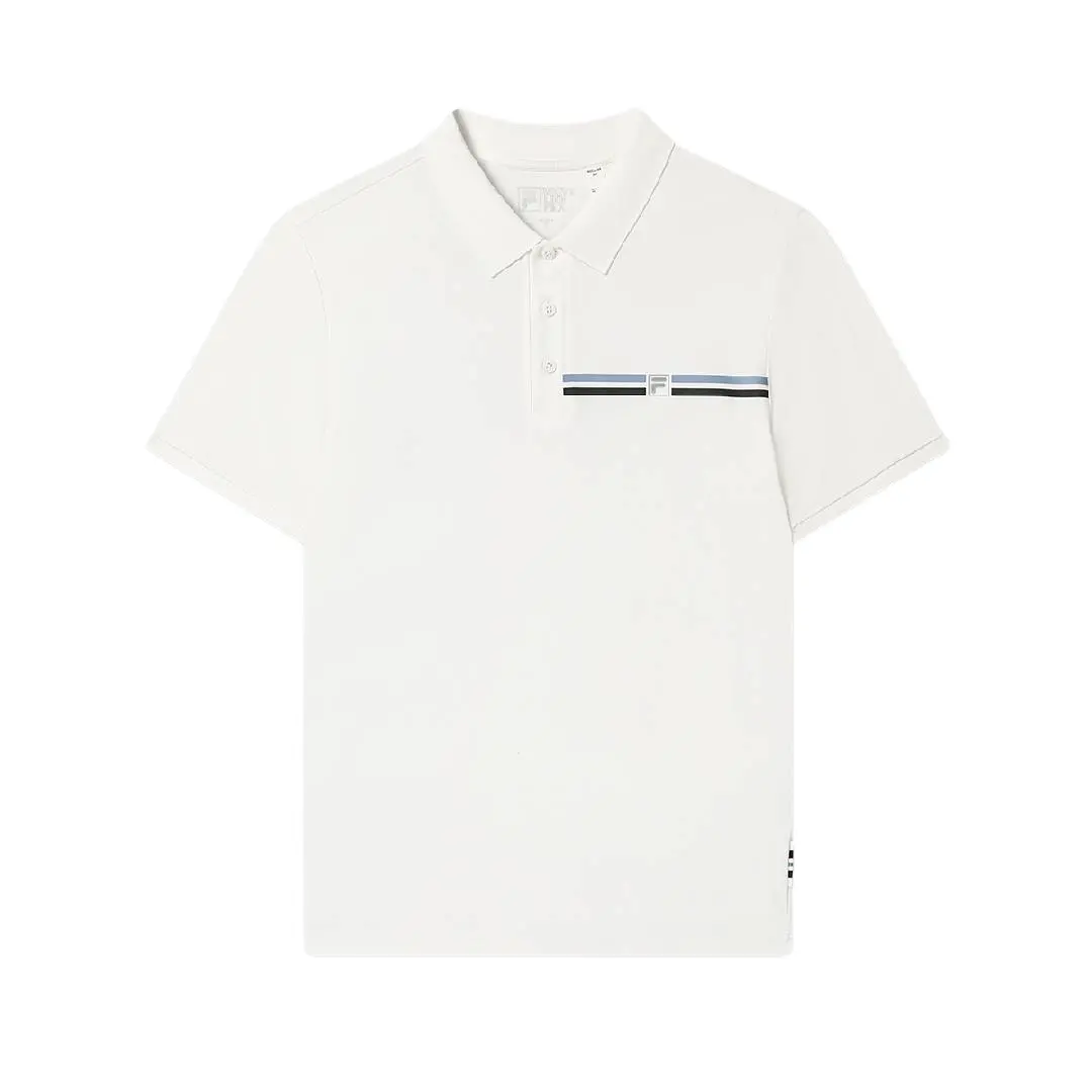 

FILA Белая поло мужская стандартная версия