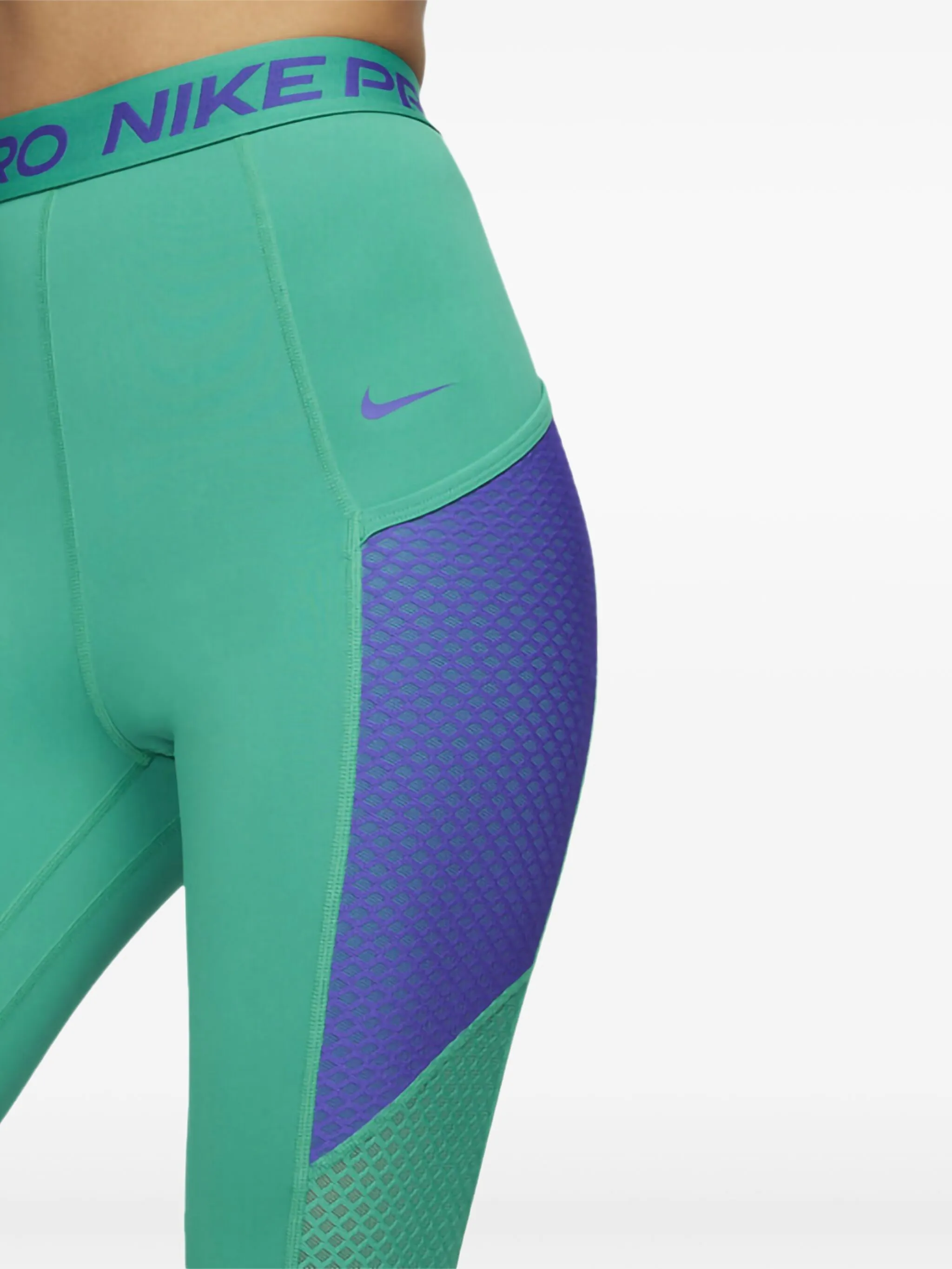 Легинсы Dri-FIT Neptune Green/Lapis Nike, зеленый — фото 2