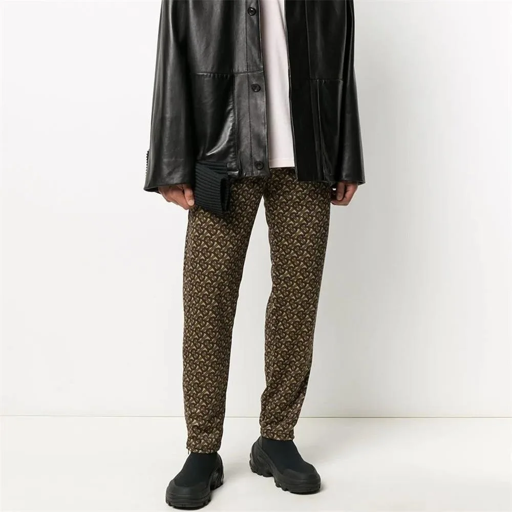 Спортивные штаны Burberry Malle коричневый — фото 4
