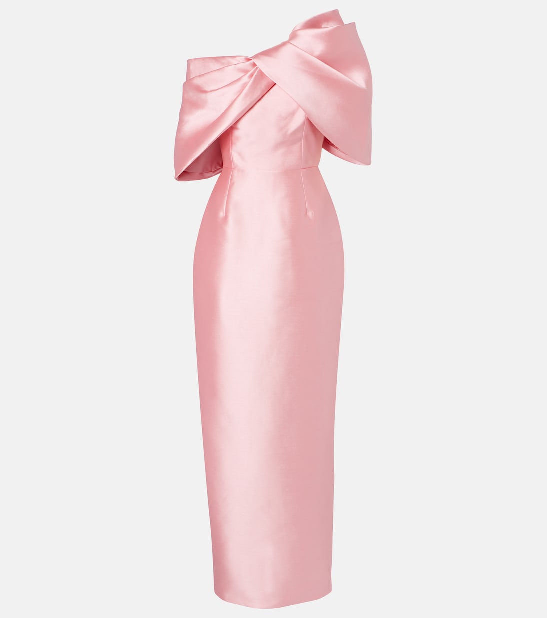 

Давина сатиновое коктейльное платье Solace London, Powder Pink