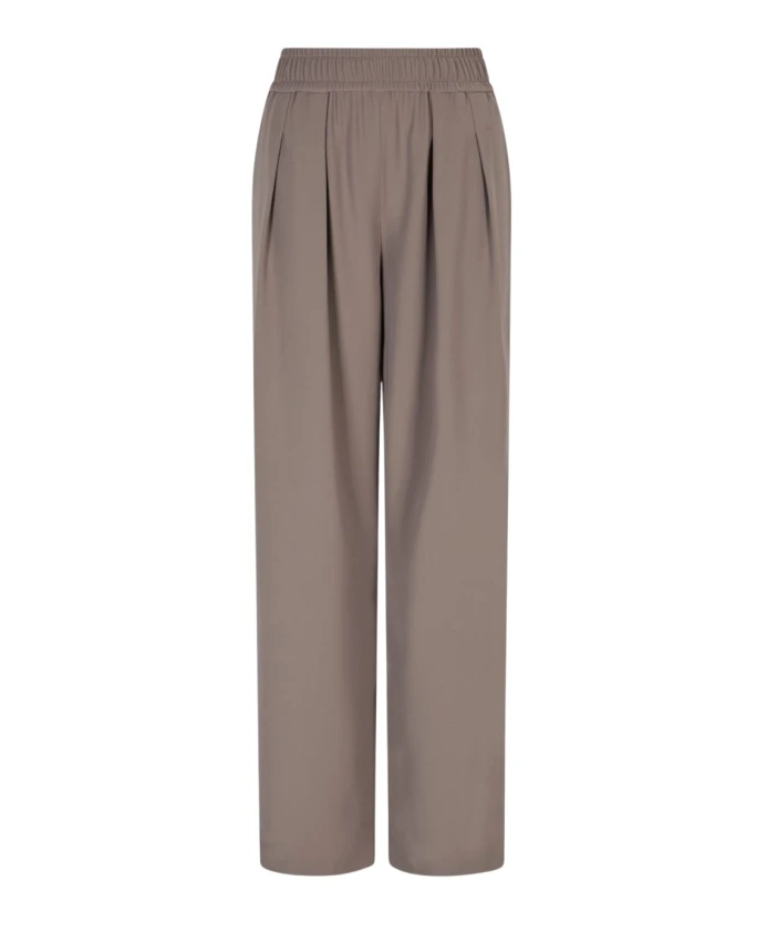 

Подвернутые брюки светло-серого цвета с карманами Emporio Armani, серый