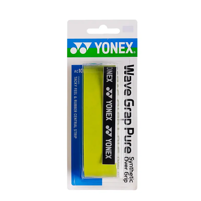 

YONEX Лента для рукоятки бадминтонной ракетки Lime Green Keel, полиуретановая тонкая