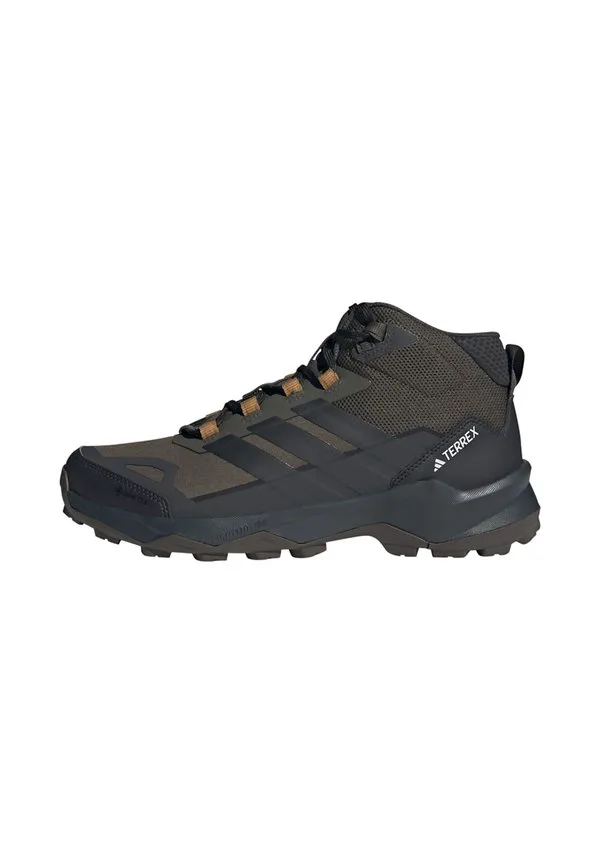 Походные ботинки skychaser ax5 средней высоты с мембраной gore-tex Adidas Terrex, Shadow Olive/Carbon/Bronze Strata