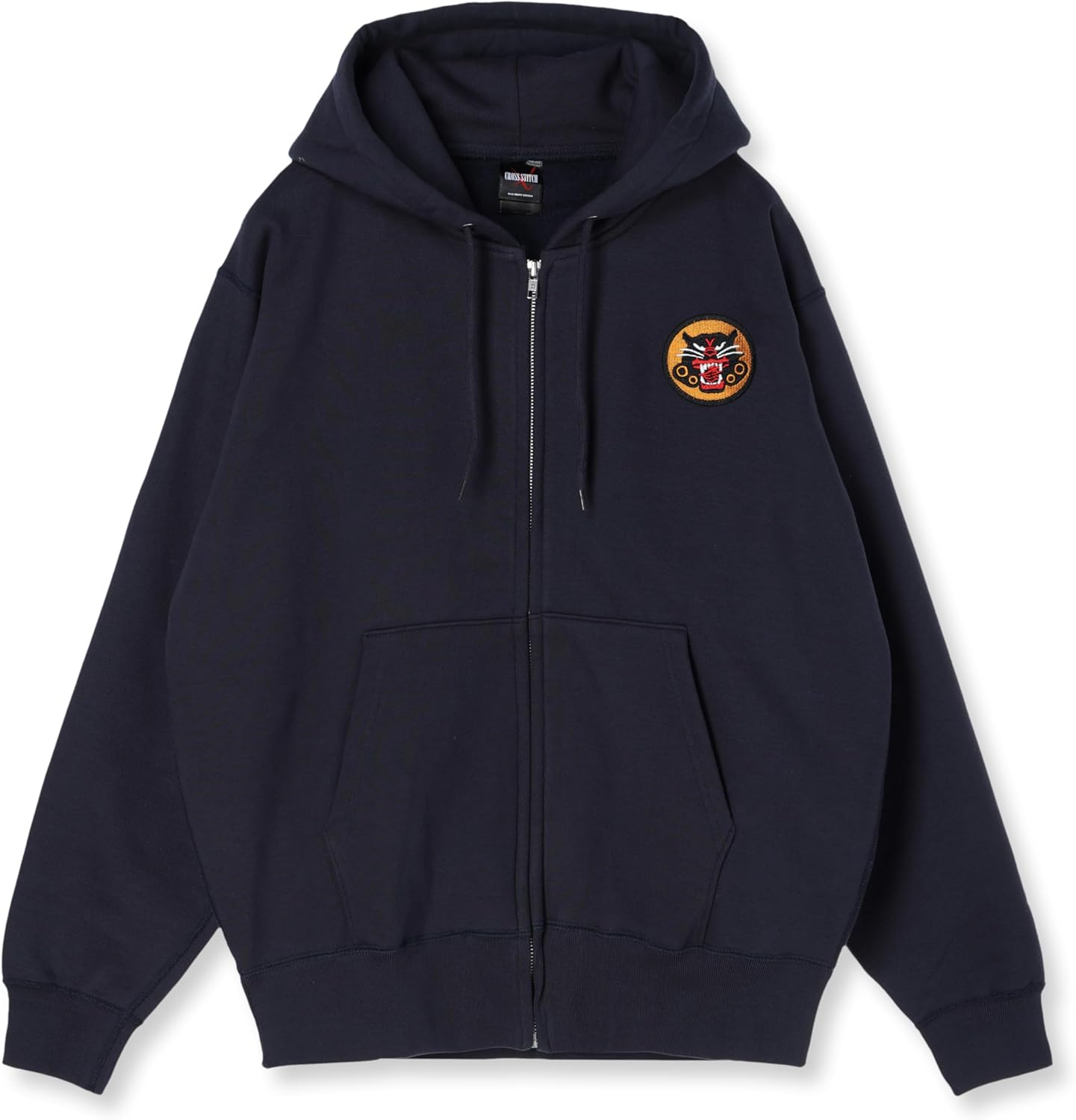 

Толстовка с капюшоном в стиле F, нашивка с гербом армии США, на флисовой подкладке, на молнии, темно-синяя F-Style