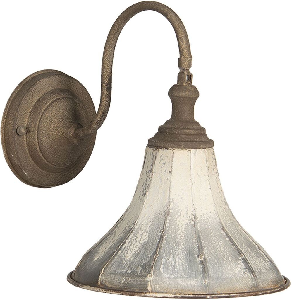 

Настенный светильник Clayre & Eef 31x23x27 см Белый Железный Круглый Clayre&Eef