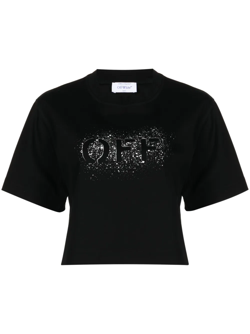 

Футболка с логотипом OFF-WHITE, черный